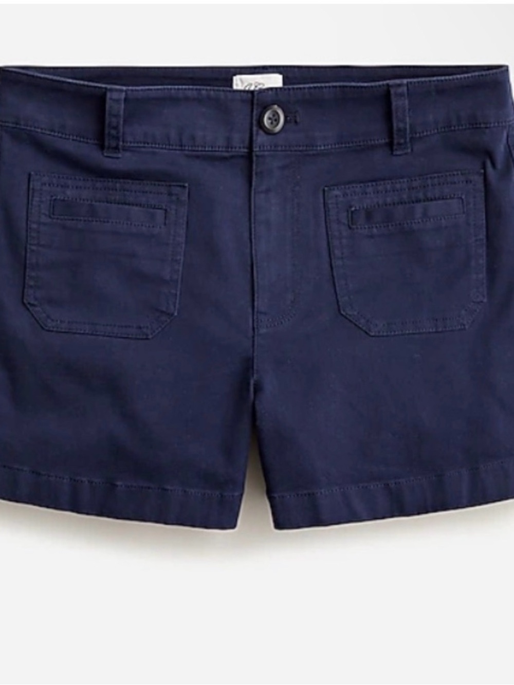 J Crew Women's Navy Utility Cotton Shorts. Navy. Size 14. NWT